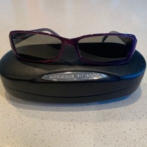 Adrienne Vittadini purple vintage women’s sunglasses